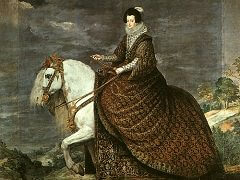 Queen Isabel of Bourbon Equestrian by Diego Velázquez