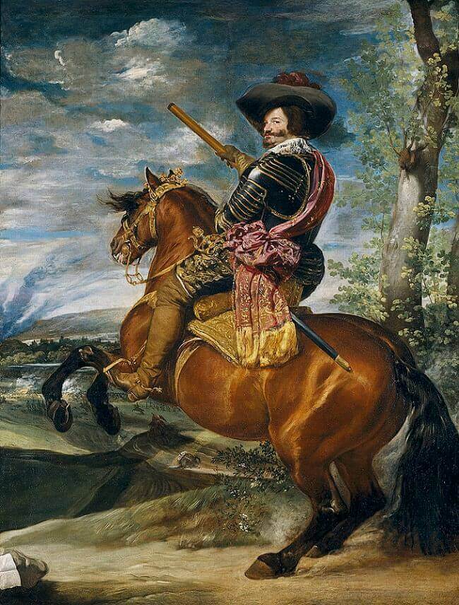 Equestrian Portrait of the Count-Duke of Olivares by Diego Velázquez