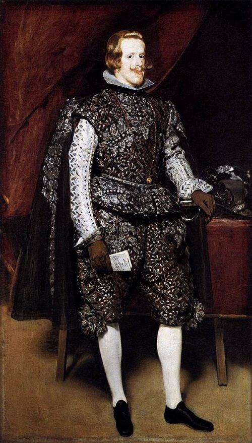 Philip IV in Brown and Silver, 1631 by Diego Velázquez