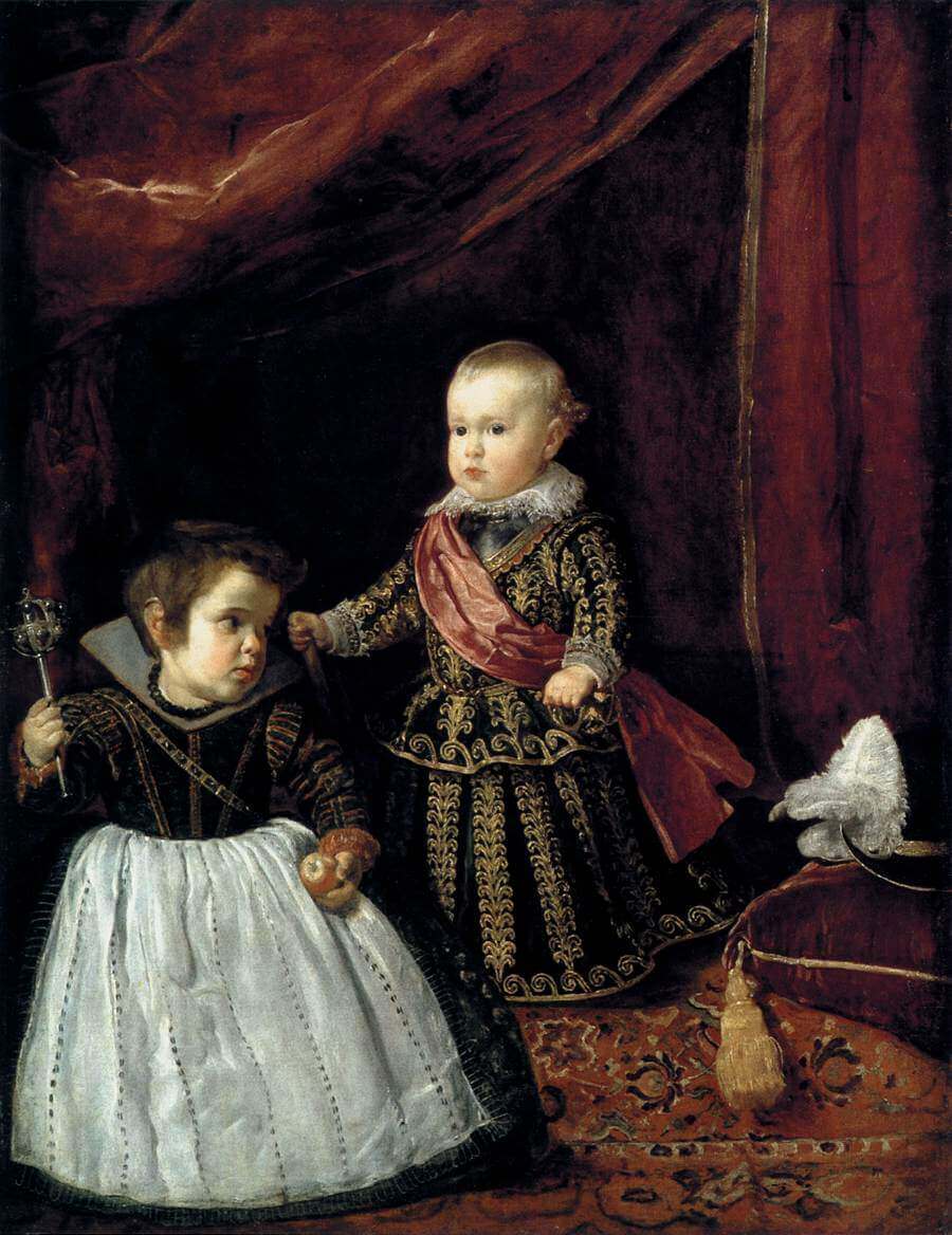 Prince Baltasar Carlos with a Dwarf, 1656 by Diego Velázquez