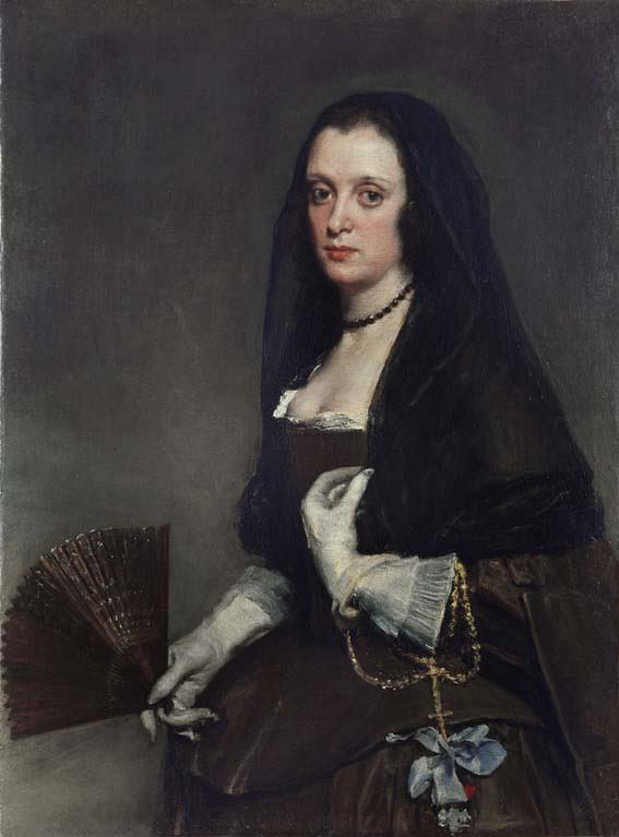 The Lady with a Fan, 1640 by Diego Velázquez