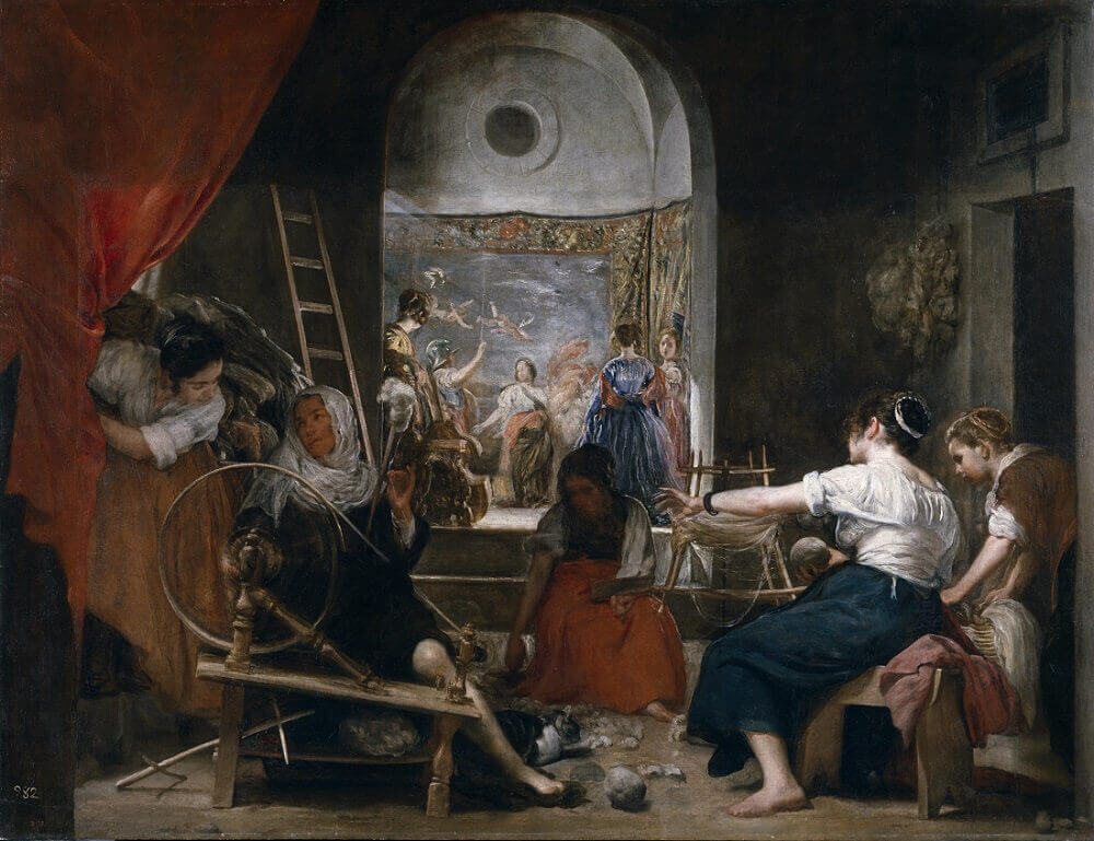 The Spinners, 1657 by Diego Velázquez
