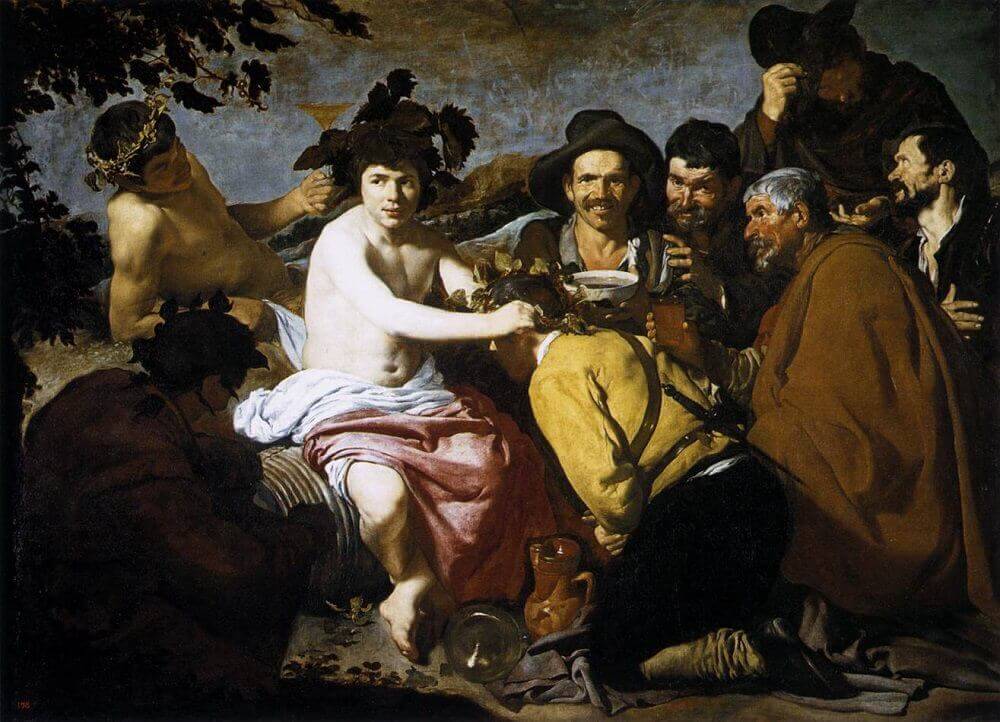 The Triumph of Bacchus, 1629 by Diego Velázquez