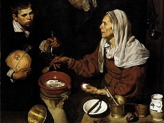 Old Woman Frying Eggs by Diego Velázquez